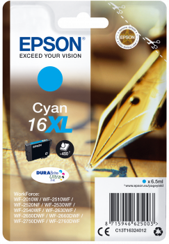 Epson| Cartuccia a getto d'inchiostro n.16XL - Penna e Cruciverba - Ciano
