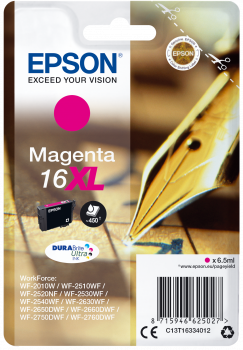 Epson| Cartuccia a getto d'inchiostro n.16XL - Penna e Cruciverba - Magenta