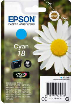 Epson| Cartuccia a getto d'inchiostro n.18 - Margherite - Ciano