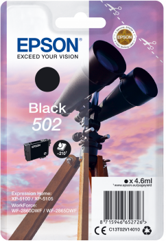 Epson| Cartuccia a getto d'inchiostro n.502 - Binocolo-  Nero