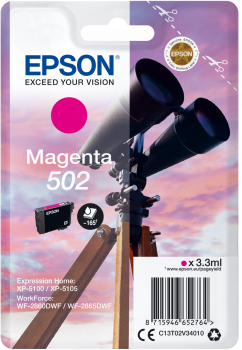 Epson| Cartuccia a getto d'inchiostro n.502 - Binocolo-  Magenta