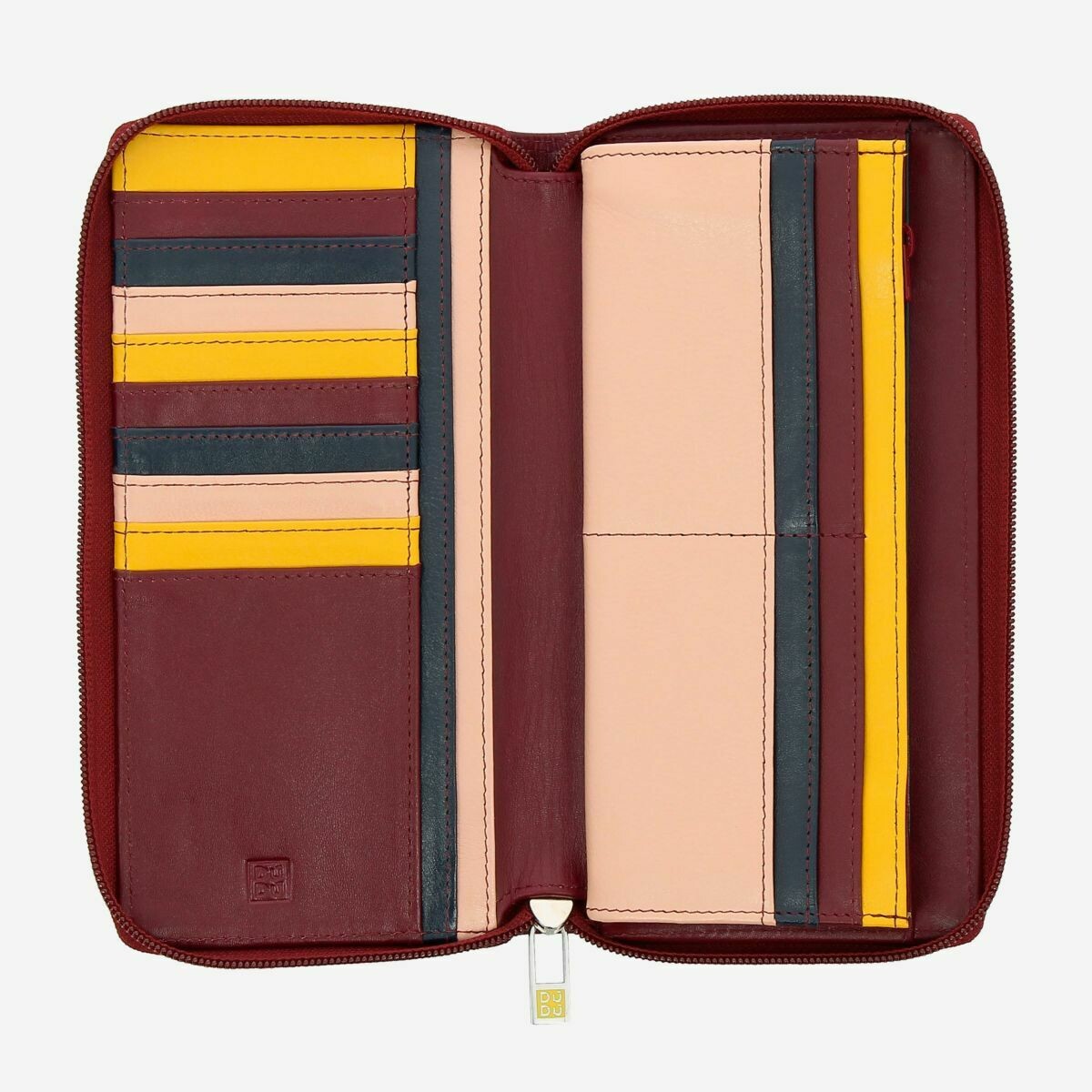 dudubags | Portafoglio Ustica Linea Colorful - Burgundi