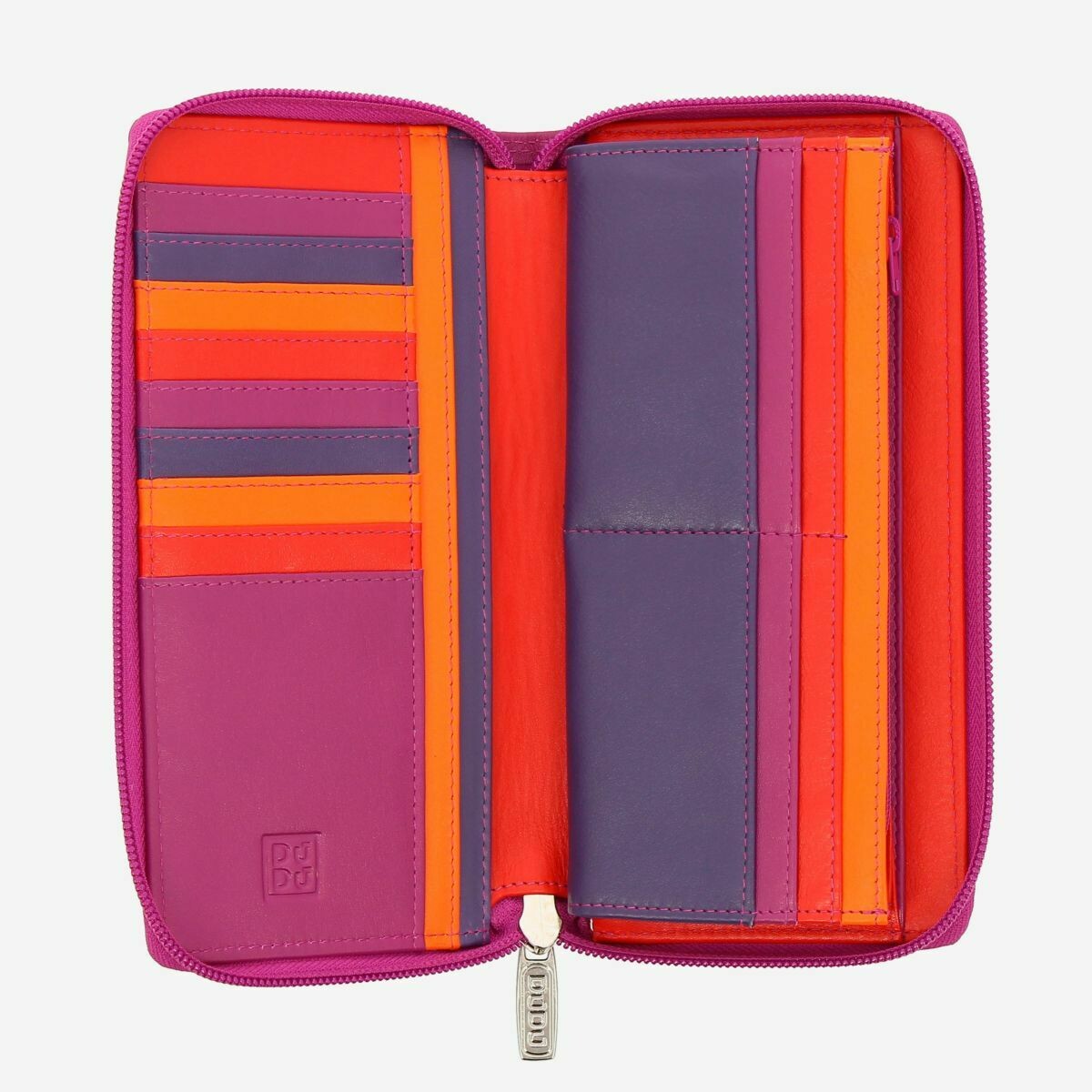 dudubags | Portafoglio Ustica Linea Colorful - Fucsia