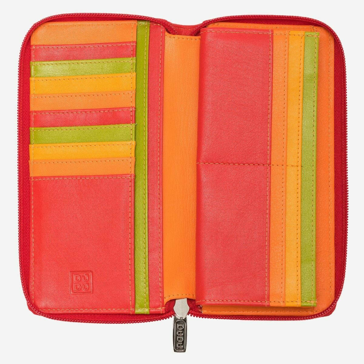 dudubags | Portafoglio Ustica Linea Colorful - Rosso
