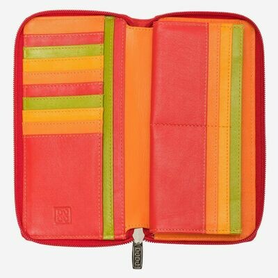 dudubags | Portafoglio Ustica Linea Colorful - Rosso