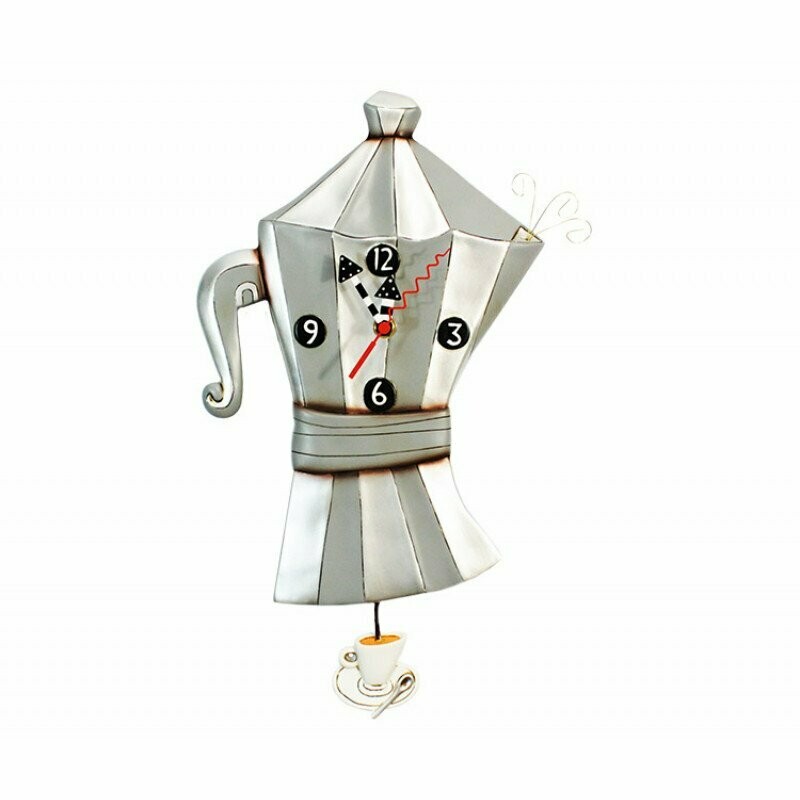 Orologio con pendolo - Caffettiera Moka - Allen Design