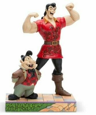 Statuina Gaston e Lefou 22 cm | Disney© Traditions
