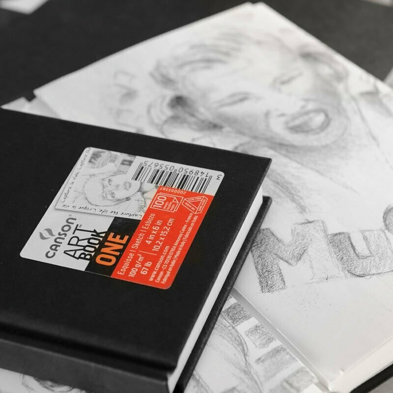 Canson | Libro rilegato One Art Book  -  formato  21,6 x 27,9 cm - 100g/mq - 100 fogli