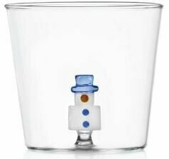 Bicchiere Tumbler  XMAS Pupazzo di Neve - Ø 8,5 cm - Ichendorf