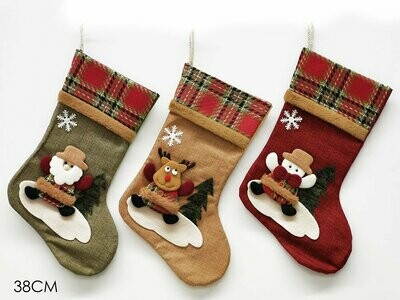 Calza Befana 38 cm con Soggetti