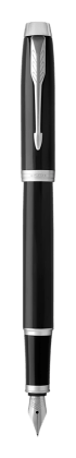 Parker | Penna Stilografica -  IM Black Chrome - Tratto Medio
