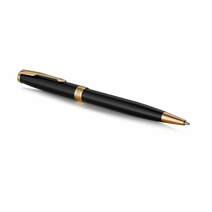 Parker | Penna a Sfera Sonnet Black Lacquer GT - Tratto Medio