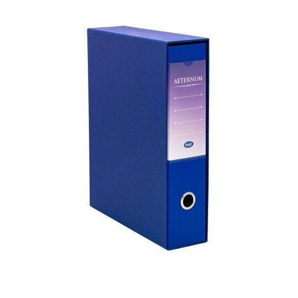 Raccoglitore Aeternum- Formato Protocollo - Dorso 8 cm - blu
