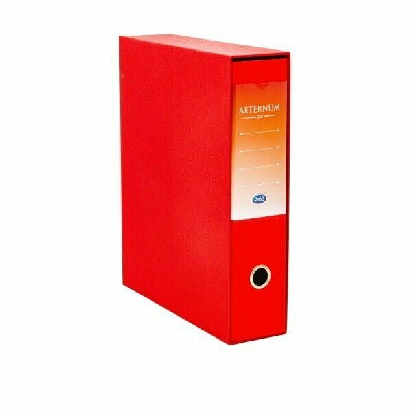 Raccoglitore Aeternum- Formato Protocollo - Dorso 8 cm - rosso