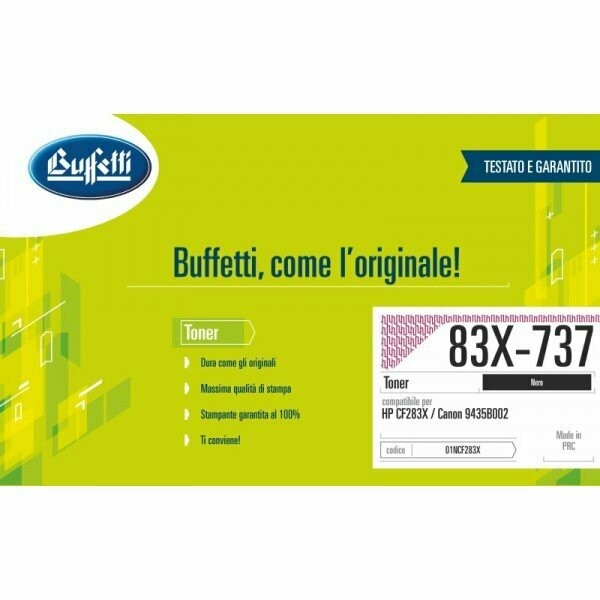 HP / Canon  Toner - Compatibile 83X-737 - Nero