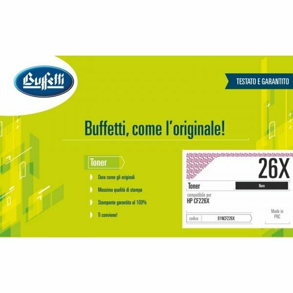 HP  Toner - Compatibile 26X - Nero