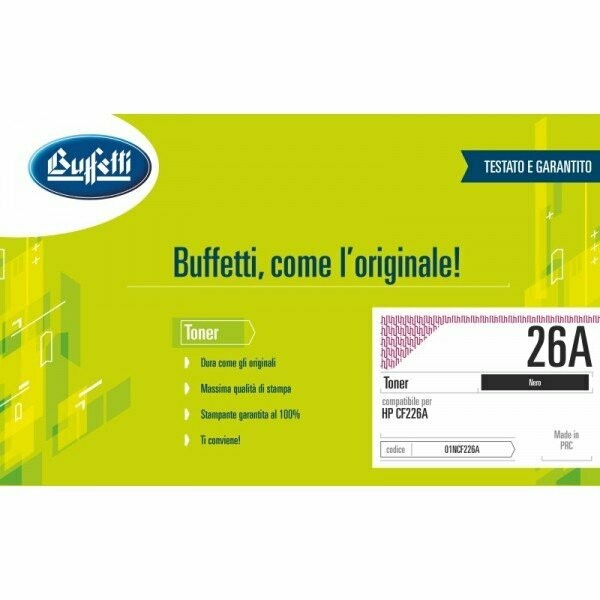 HP  Toner - Compatibile 26A - Nero