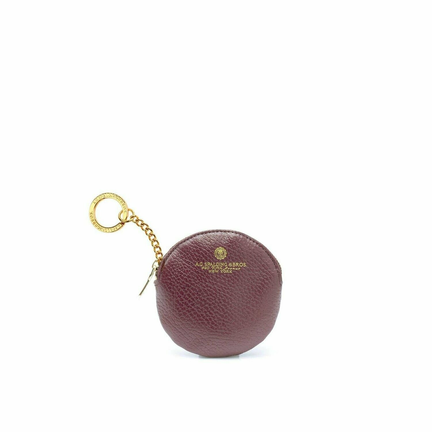 Spalding & Bros | Portachiavi Tiffany Tondo -  Bordeaux