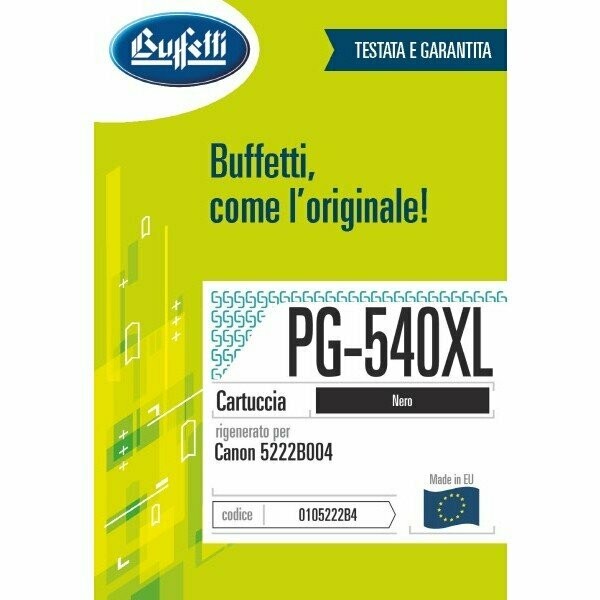 Canon Cartuccia ink jet - Compatibile PG-540XL - Nero