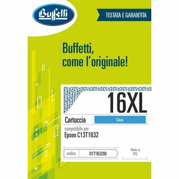 Epson Cartuccia ink jet - Compatibile 16XL - Ciano