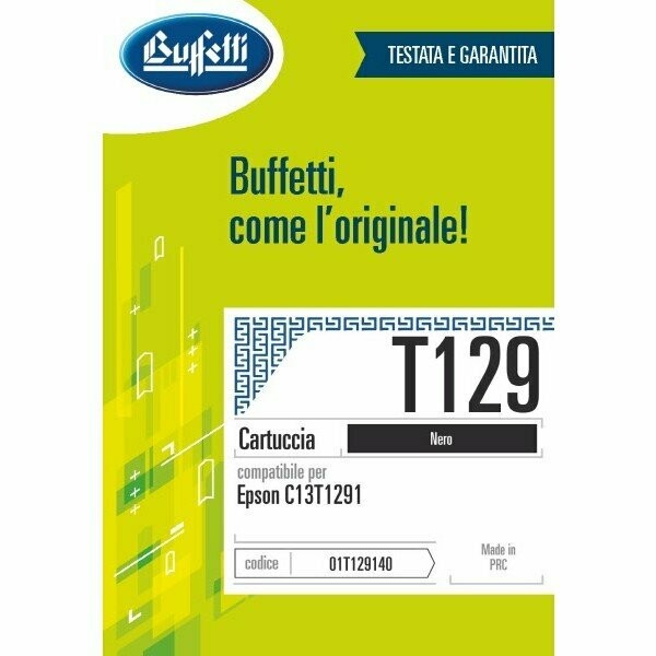 Epson Cartuccia ink jet - Compatibile T1291 - Nero