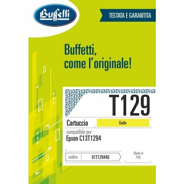 Epson Cartuccia ink jet - Compatibile T1294 - Giallo