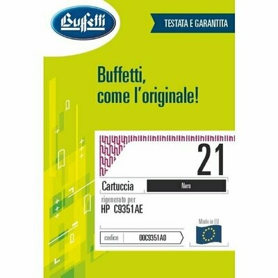 HP Cartuccia ink jet - Compatibile 21 - Nero