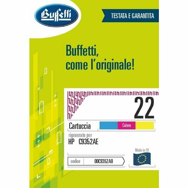 HP Cartuccia ink jet - Compatibile 22 - 3 Colori