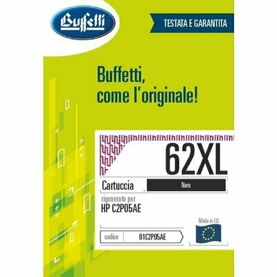 HP Cartuccia ink jet - Compatibile 62XL - Nero