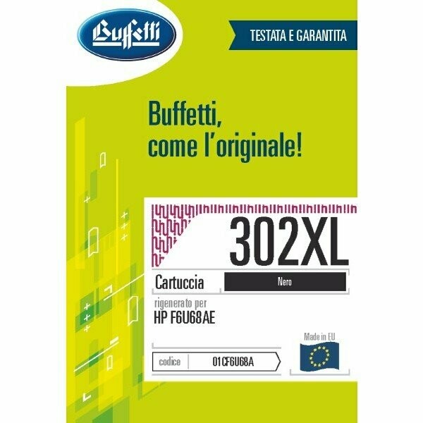HP Cartuccia ink jet - Compatibile 302XL - Nero