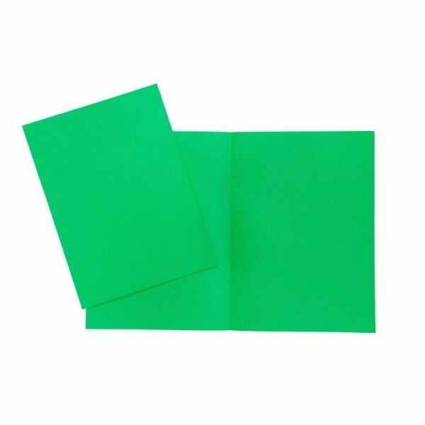Cartelline semplici Arcobaleno - cartoncino - 190 g/mq - 34,5x24,5 cm - verde