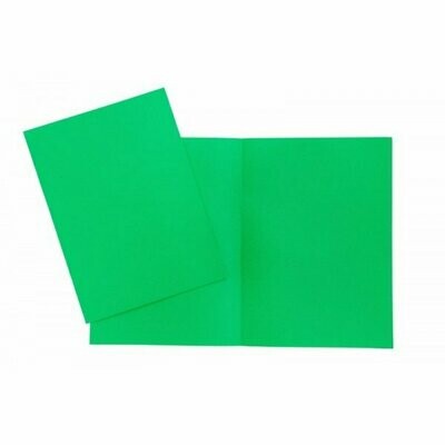 Cartelline semplici Arcobaleno - cartoncino - 190 g/mq - 34,5x24,5 cm - verde