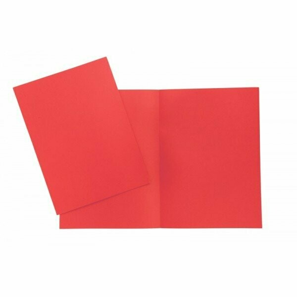 Cartelline semplici Arcobaleno - cartoncino - 190 g/mq - 34,5x24,5 cm - rosso