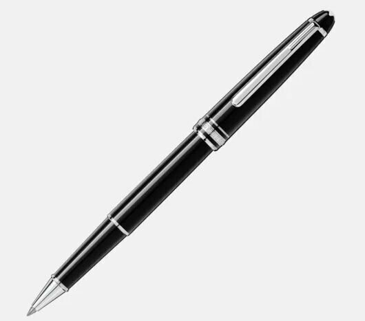 Montblanc | Penna Roller Meisterstuck Platinum Coated -  Pregiata Resina