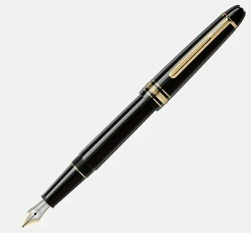 Montblanc | Penna Stilografica Meisterstuck Gold Coated -  Pregiata Resina