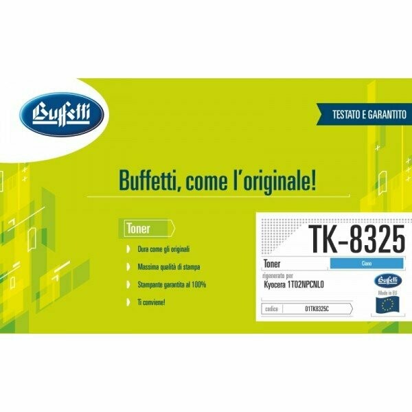 Kyocera Toner - Compatibile TK-8325 - Ciano