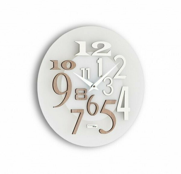 Incantesimo Design© | FREE - Orologio da Parete - Rovere Sbiancato