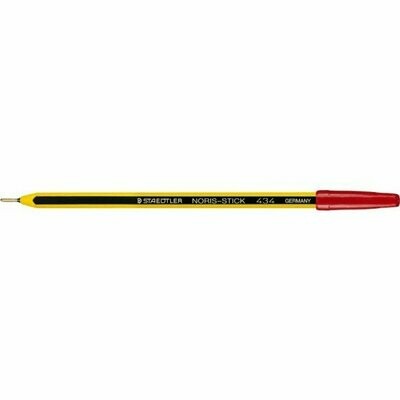 Staedtler | Penna a sfera Noris Stick - rosso - Tratto medio