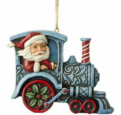 Jimshore| Ornamento Babbo in Trenino