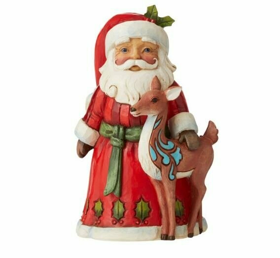 Jimshore| Babbo Natale con Renna