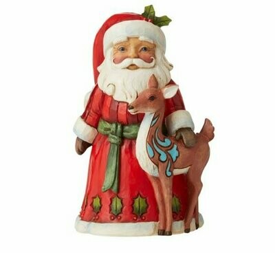 Jimshore| Babbo Natale con Renna