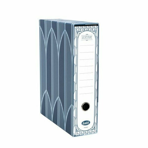 Raccoglitore Secretaire - Formato Commerciale - Dorso 8 cm - Blu
