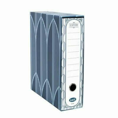 Raccoglitore Secretaire - Formato Protocollo - Dorso 8 cm - Blu