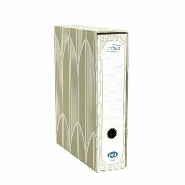 Raccoglitore Secretaire - Formato Protocollo - Dorso 8 cm - Grigio