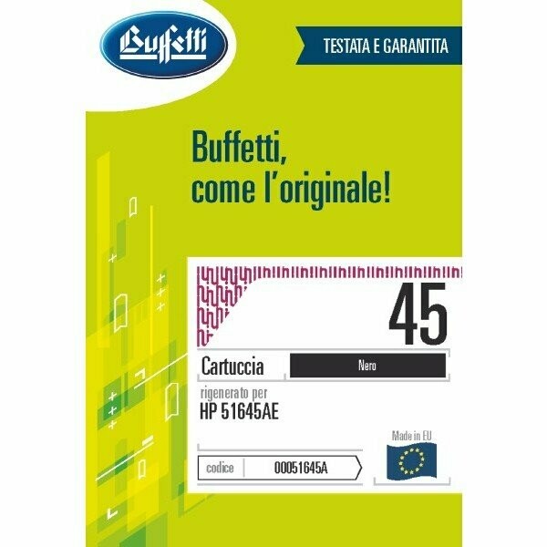 HP Cartuccia ink jet - Compatibile 45 - Nero