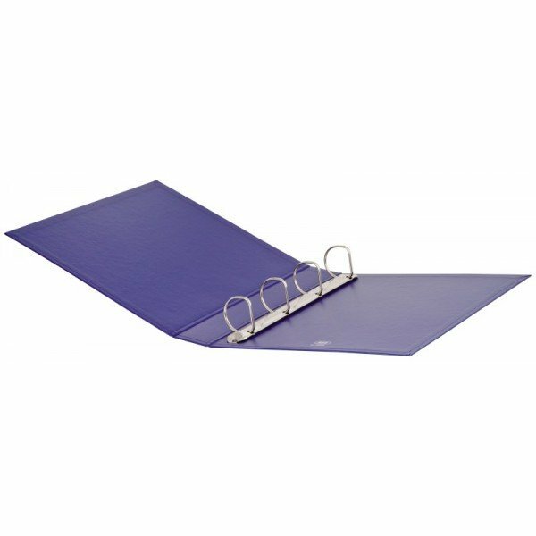 Cartella personalizzabile Dual Pocket - 4 anelli a D - Diametro 40 mm - bianco
