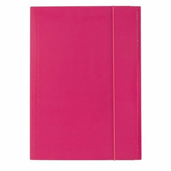 Cartellina con elastico - cartoncino lucido - 33x24 cm - fucsia Cartellina con elastico - cartoncino lucido - 33x24 cm - fucsia