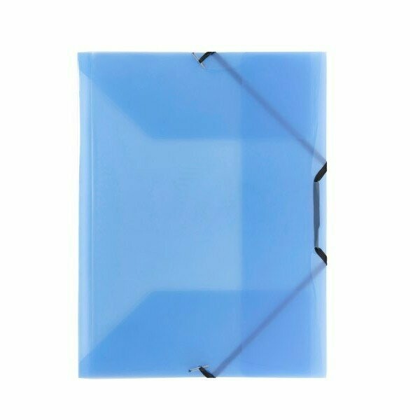Cartellina con elastico angolare - polipropilene - 29,7x21 cm - blu