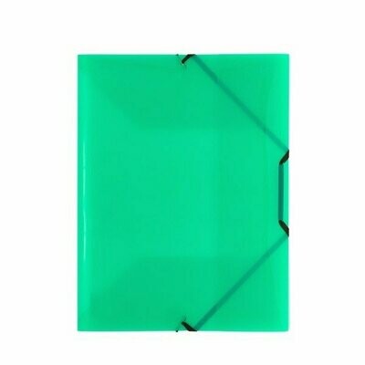 Cartellina con elastico angolare - polipropilene - 29,7x21 cm - verde