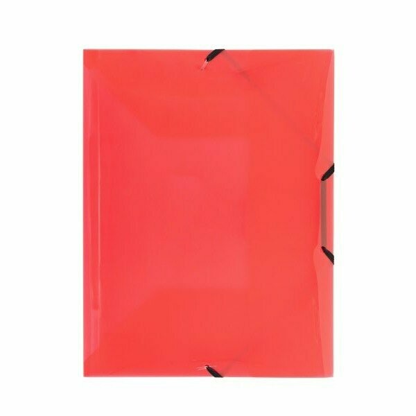 Cartellina con elastico angolare - polipropilene - 29,7x21 cm - rosso